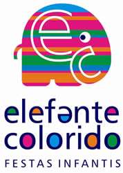 "Elefante Colorido Festas Infantis"